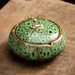 Lidded Ceramic Ashtray – Elegant Home & Desk Accent