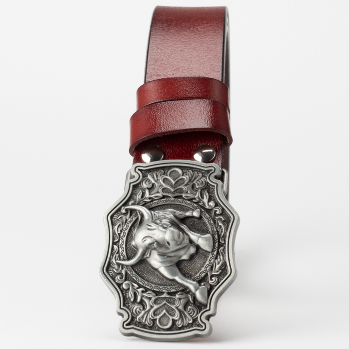 Vintage Echtleder Westerngürtel für Herren