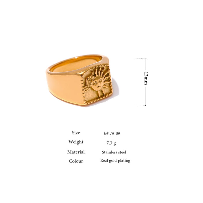 Exclusive Design Luxury Golden Ring