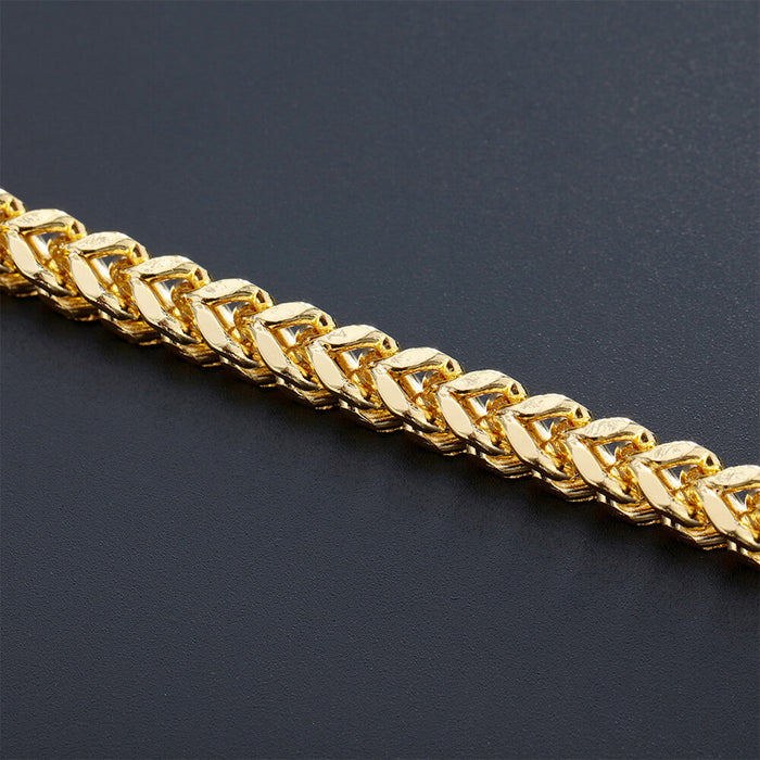 Franco Bracelet – 6mm Gold Stainless Steel