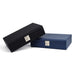 Watch Box Dark Blue & Black for 4 Watches - Stylish Organizer