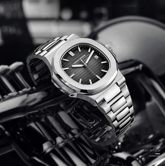 PARVEN® Luxury Quartz Stainless Watch