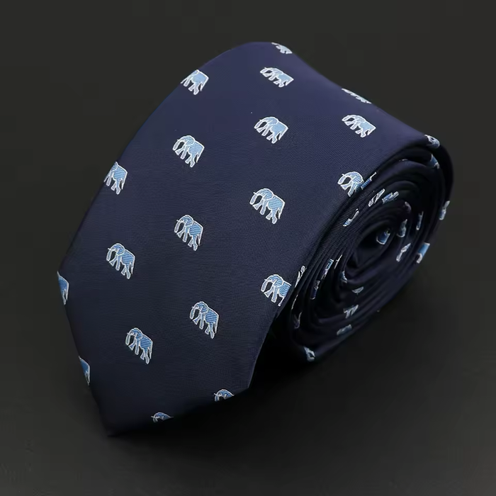 Men's Microfiber Jacquard Neckties – 29 Animal Inspired Designer Styles