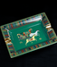 Imperial Green Ceramic Cigar Ashtray – Ornate 2-Slot Design