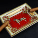Regal Horse Ceramic Cigar Ashtray – Luxury 2-Slot Design