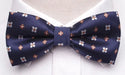 Blue Floral Bow Tie for Men - Stylish Accessory for Formal and Casual Occasions