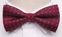Red Dotted Bow Tie for Men - Classy Formal Accessory