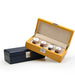 Watch Box Yellow & Dark Blue for 4 Watches - Elegant Organizer