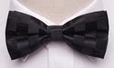 Black Checkered Bow Tie for Classy Men - Elegant Accessory for Formal Occasions