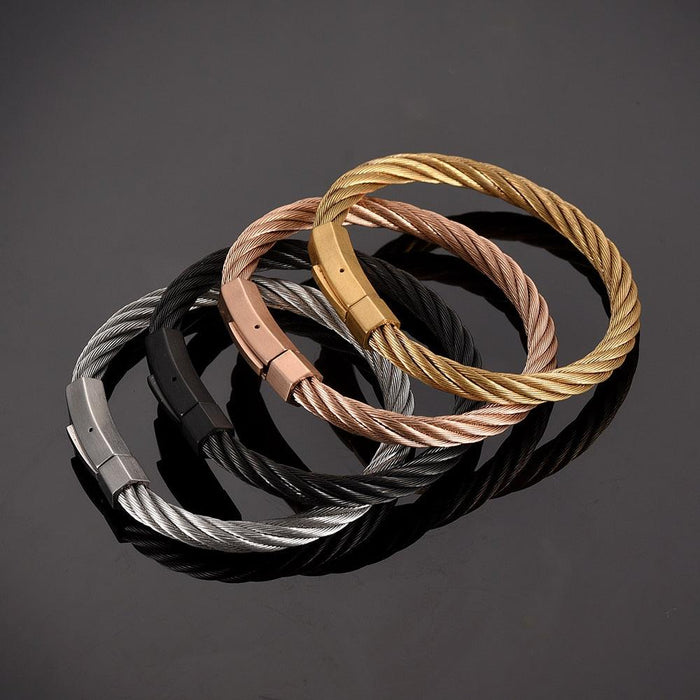 Rose Gold Mezo Bracelet – Titanium Steel