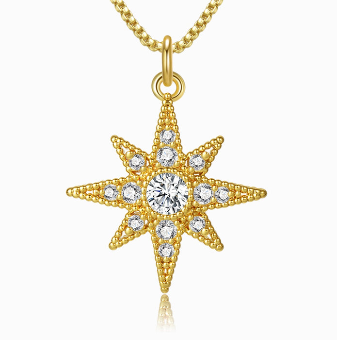 Jeweled Star of David Necklace