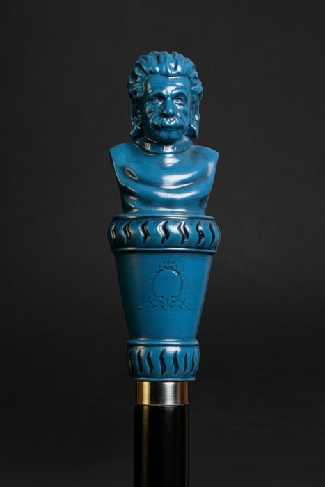 Handmade Art Cane with Modern Sculptural Features