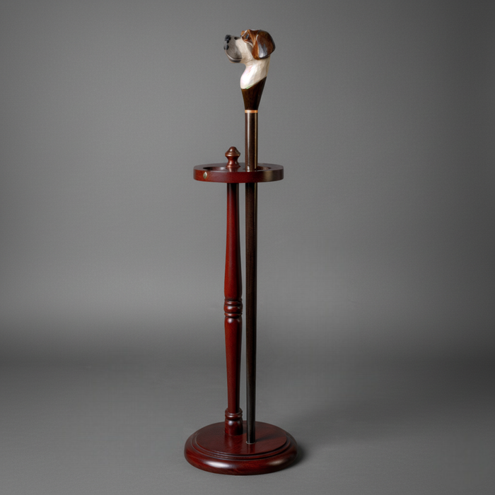 Holzgeschnitzte Gehstöcke für Frauen, Flamingo-Gehstock 