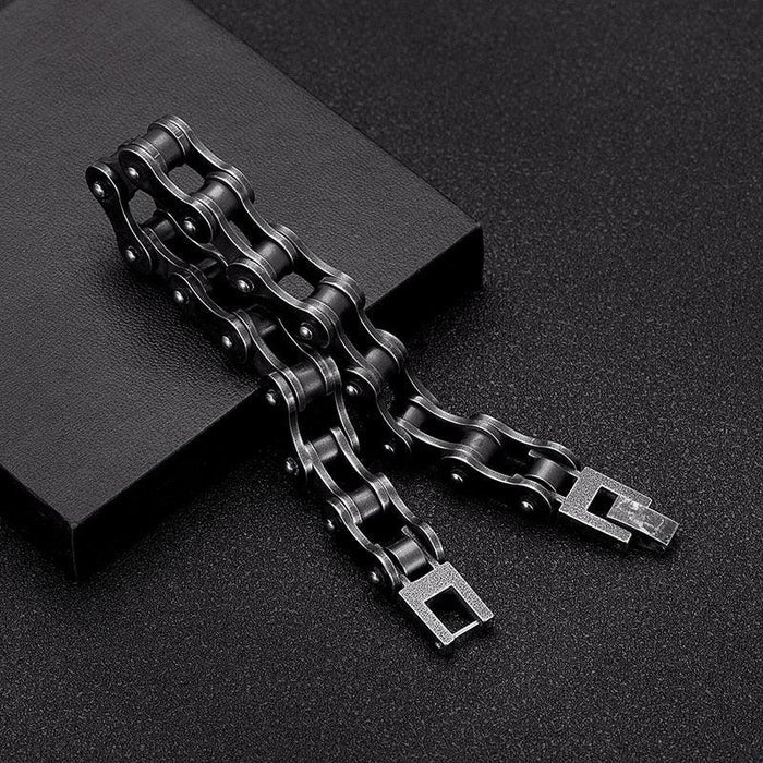 Meran Bracelet – Motorcycle Chain Style Design