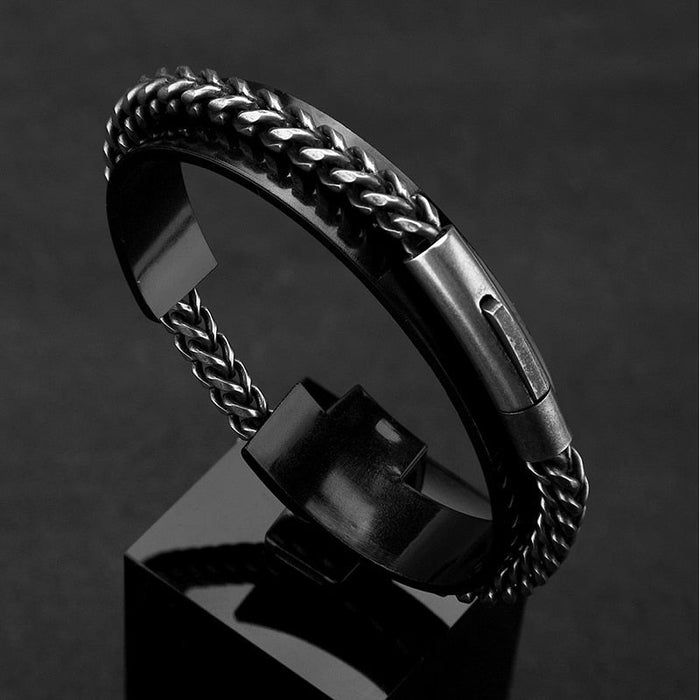 Rock Bracelet – Stainless Steel, 6mm