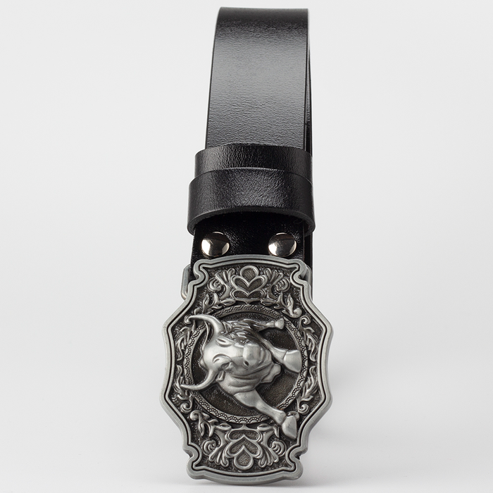 Vintage Echtleder Westerngürtel für Herren