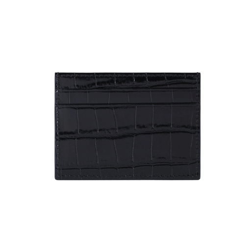 High-end exotic leather card holder handcrafted wallet
