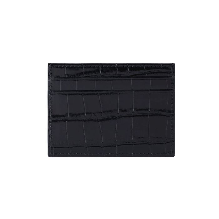 High-end exotic leather card holder handcrafted wallet