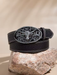 High-quality Silver Texas Western Belt For Men