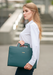 High-quality Women's Leather Bag For Laptop and Documents