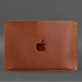 High-quality camel leather case for 14-inch MacBook