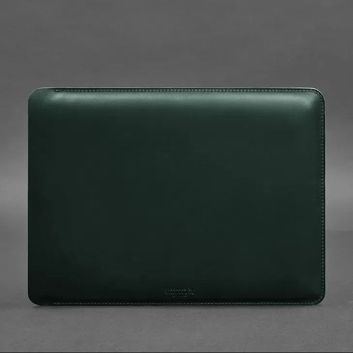 High-quality green leather case for 14-inch MacBook