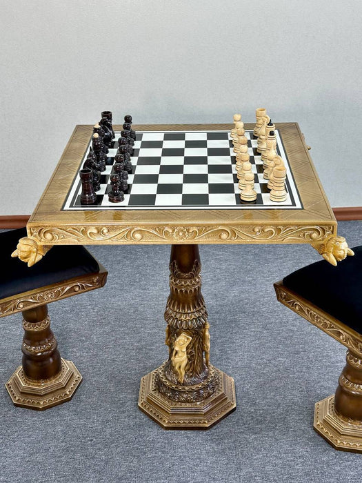 High-quality wooden chess set