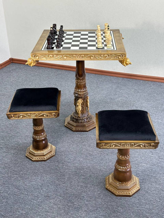 Luxury wooden chess board