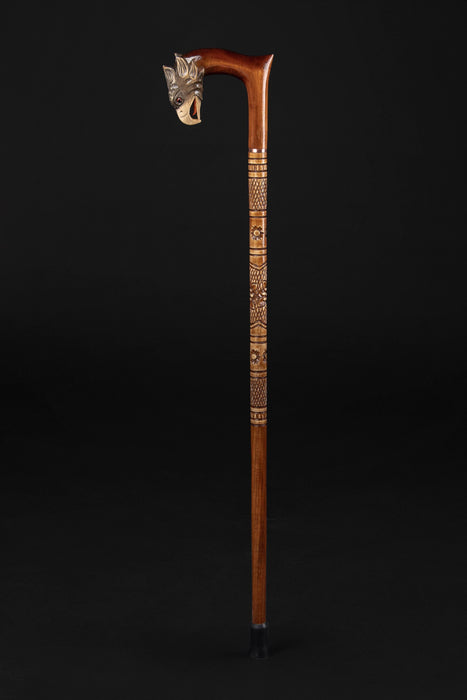 Stylish Eagle Walking Cane Hand Carved - Handmade