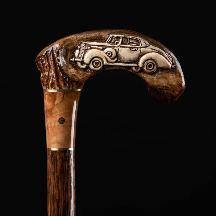 Retro Car Walking Cane - Vintage Car Limited Collection