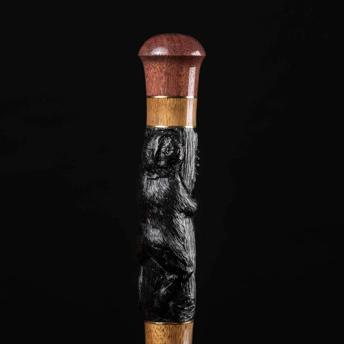 Decorative gorilla handle cane