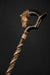Hand carved horse handle cane for men