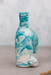 Turquoise Art Deco Vase Bottle