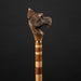 Hand-carved animal head walking cane