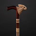 Wooden Carved Animal Walking Cane - Rabbit Walking Stick