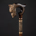 Hand Carved Animal Walking Cane Wolf Walking Stick