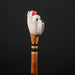 Walking Stick With Animal Carving - Carved Dog Head Walking Stick