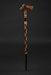 Handcrafted Wooden Carved Walking Cane - Boar Walking Stick