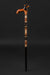 Hand Carved Dog Walking Cane - Carved Dog Head Walking Stick