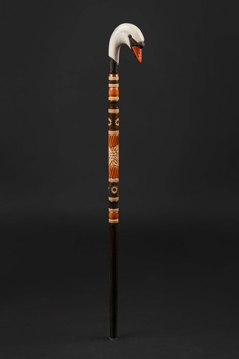 Stylish Wooden Swan Walking Stick, Swan Walking Cane