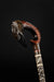 Artistic raven handle walking stick