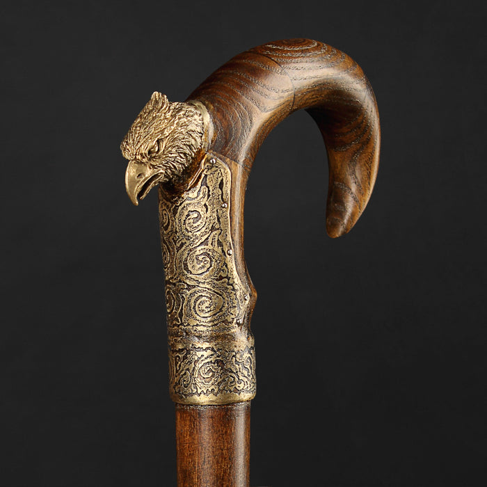 Unique Walking Cane Eagle Victorian Style - Bespoke Cane