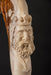 Silhouette of the King Carved from Deer Horn Walking Cane