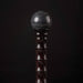 Walking Stick Knob Classic Handle Natural Stone Hematite