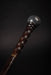 Walking Stick Knob Classic Handle Natural Stone Hematite