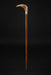 Silhouette of the King Carved from Deer Horn Walking Cane