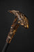 Unusual Walking Stick Comfortable Brass Handle - Nature Inspired