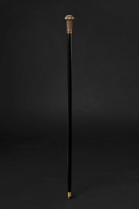Antique walking stick with ornament