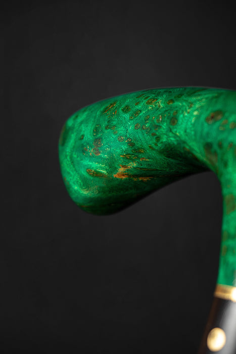 Stylish Exotic Burl Wood Walking Cane – Elegant Fashion Accessory
