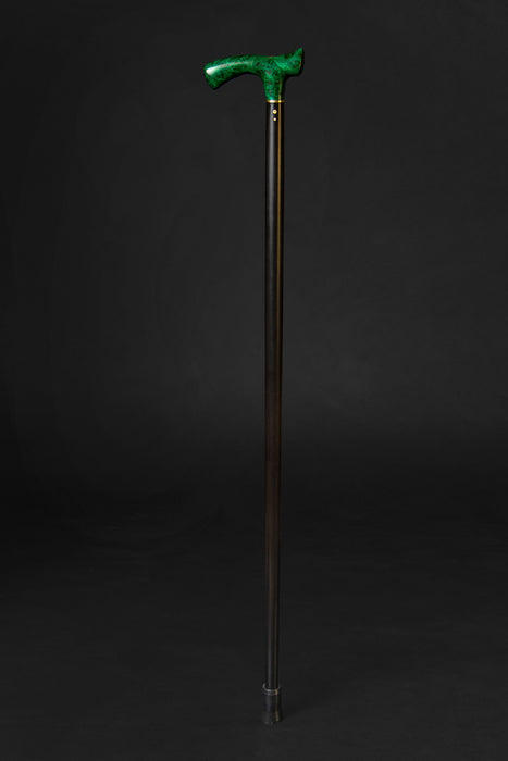 Stylish Exotic Burl Wood Walking Cane – Elegant Fashion Accessory